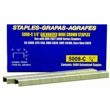 Duo Fast type 5008C Staple 5M 20 Gauge 1/2" Crown X 1/4" Leg Staples