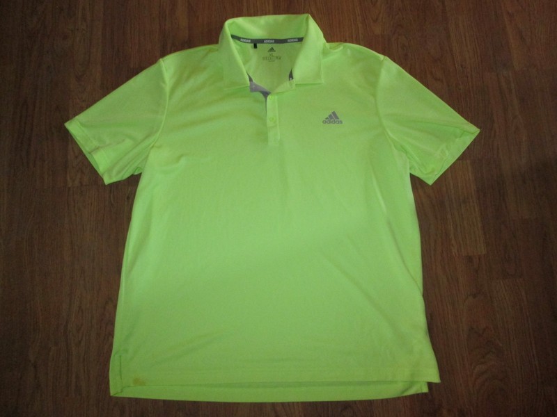 Mens ADIDAS  golf collared polo shirt sz XL