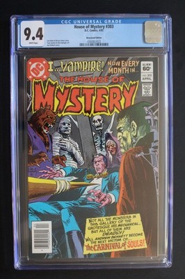 House of Mystery #303 KUBERT Vampire Werewolf Mummy Skeleton 1982 Sutton CGC 9.4