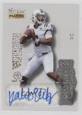 2022 Wild Card MATTE Auto Premium White - Silver Foil Kaleb Eleby Auto 0kz8