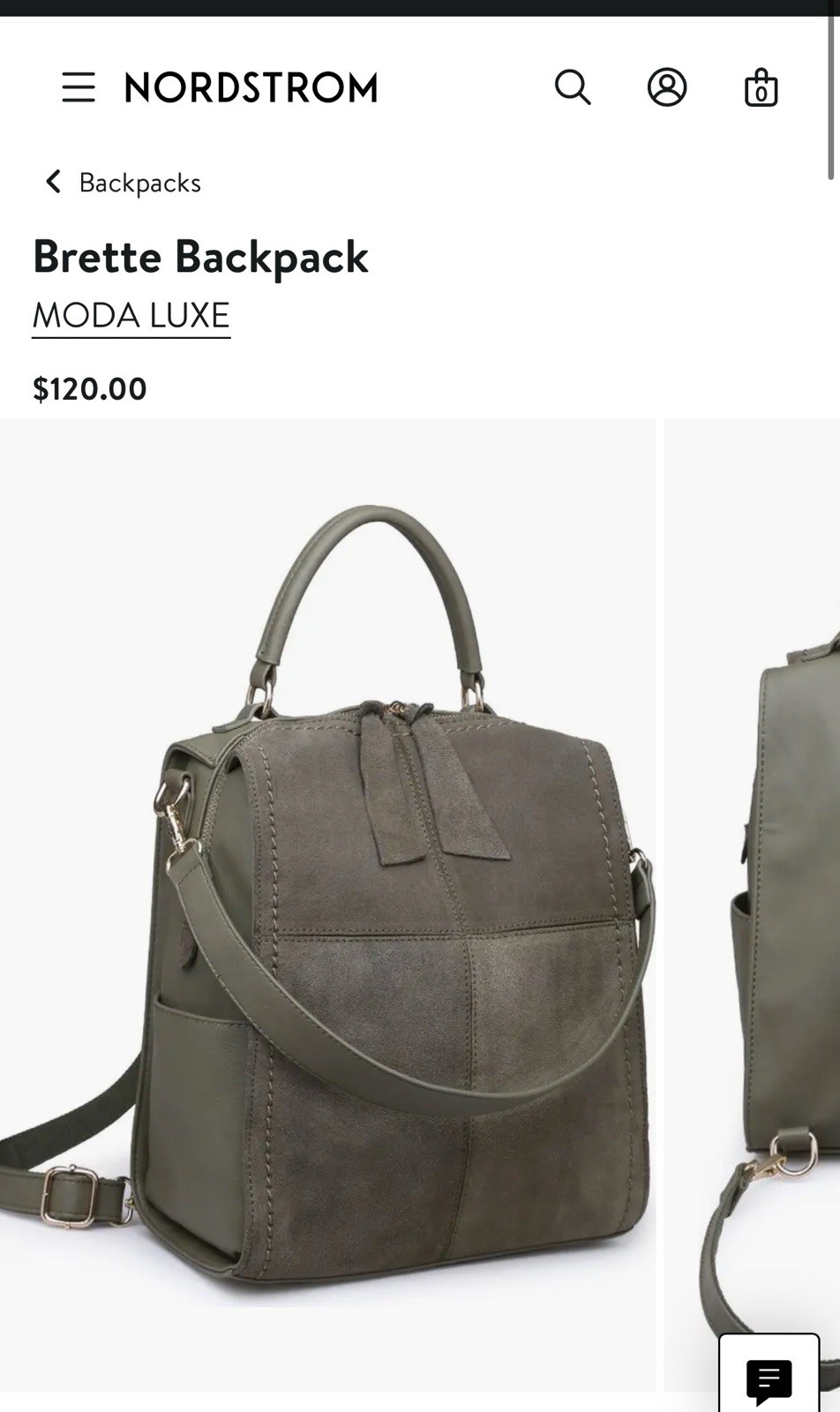 Gray Moda Luxe Brette Backpack - image 13