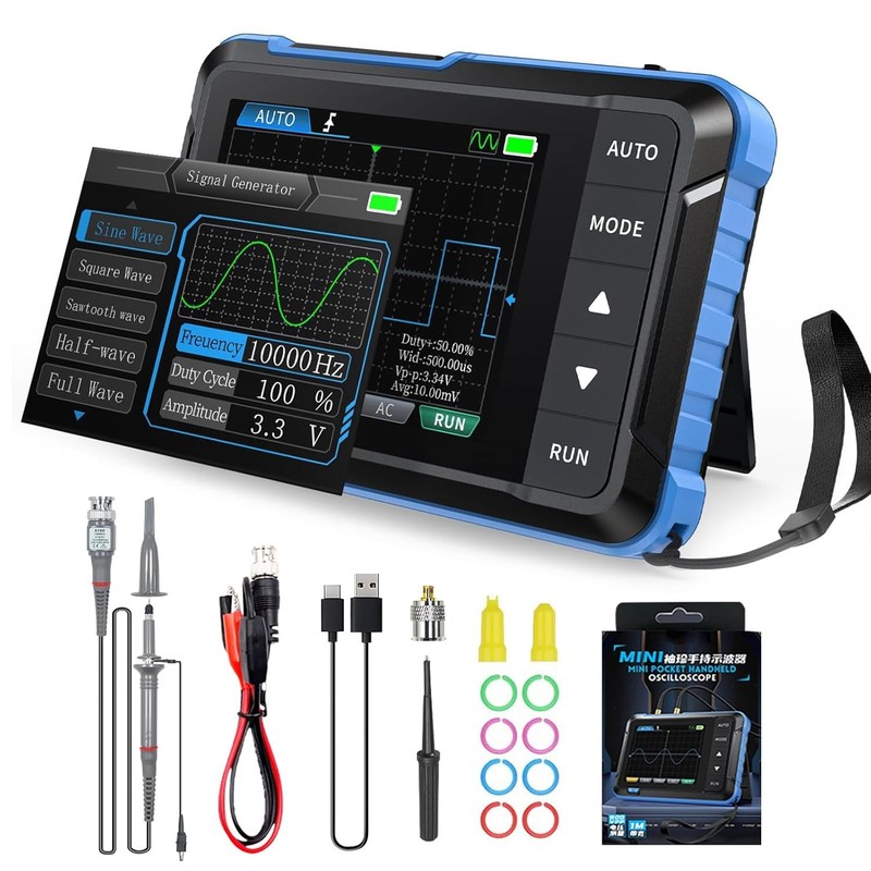 Oscilloscope Signal Generator Portable Automotive Digital Oscilloscope 5MS/s 1MH