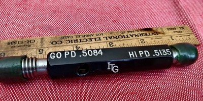 ITG 9/16-12 UNC .5625-12 3B SET GAGE  Thread Gage GO NO GO PDs = .5084 .5135
