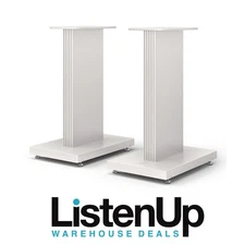 KEF S3 Floor Stands for R3 Meta Bookshelf Speakers - Pair - Mineral White