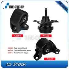 Engine Motor Mounts For 2003-2005 Honda Civic 1.3L Hybrid For Auto Trans 8973