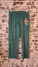 Disneys Winnie the Pooh Small Lounge Pants Green Eeyore Tigger Piglet Drawstring