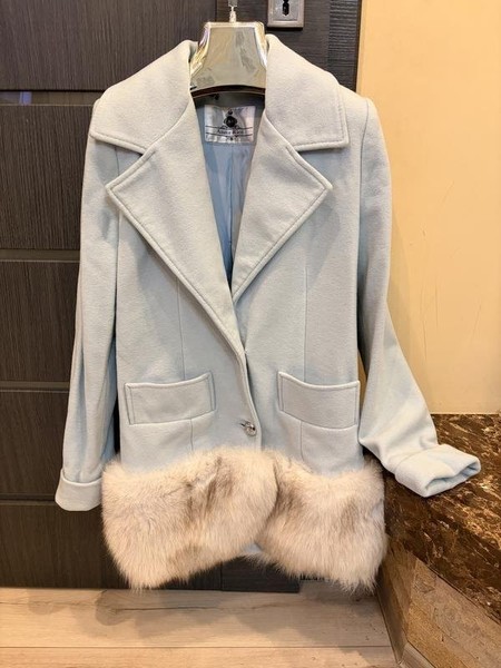 Women Anna Ricci Coat Blue S