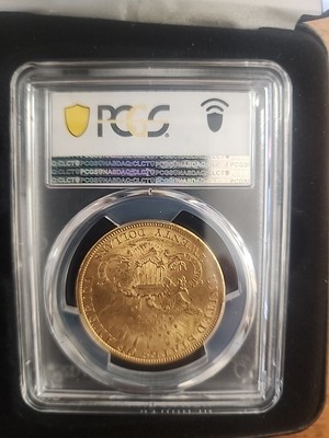 1894 Liberty Head Double Eagle $20 gold coin, graded MS62 by PCGS
