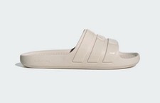 adidas Adilette Flow Slide Sandals Beige US Men  s 9 Comfort Logo