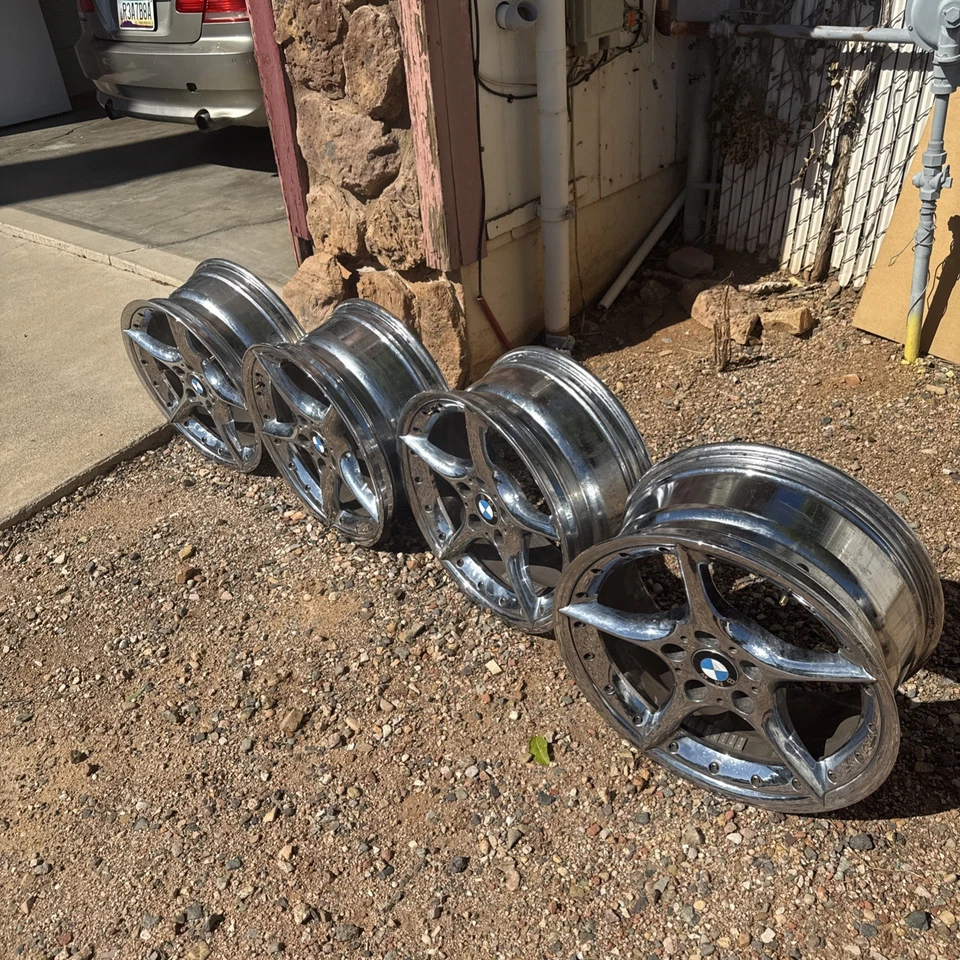 宝马 18 BBS 108 STAGGERED 原始设备制造商工厂车轮 E85 Z4 E86 E46 E36 Z3 M3 E88 F20 M1 — 第 3/4 张图片