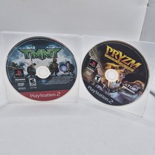 TMNT Greatest Hits + Pryzm Dark Unicorn PS2 Lot Tested Disc Only