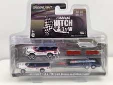 Greenlight 1992 Ford F-150, 1992 Ford Bronco & Trailer HITCH & TOW BFGoodrich 