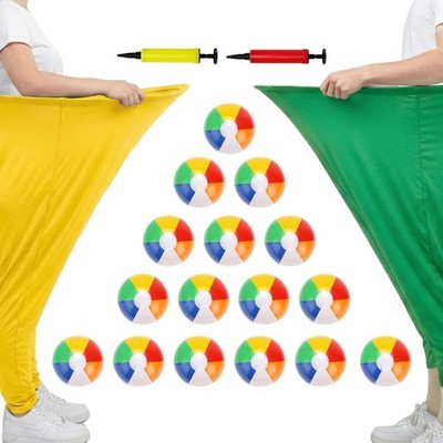 2 Pcs Granny Pants Yard Game, Granny Pants Outdoor Game with 16 Six-Color Bou...