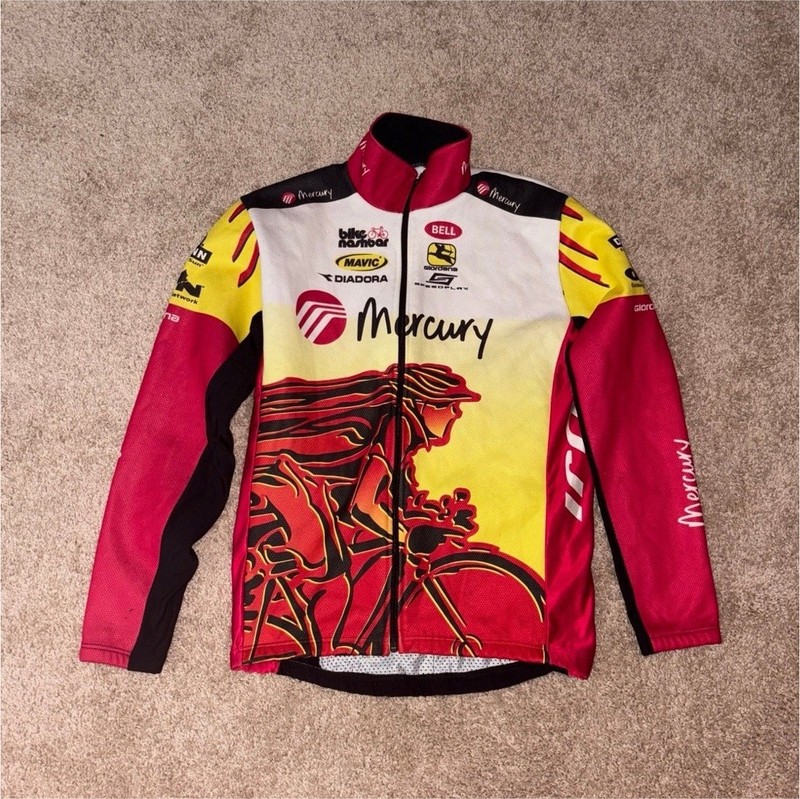 Vintage Mercury Cycling Team Giordana WindTex Jacket XL Made in Italy Rare