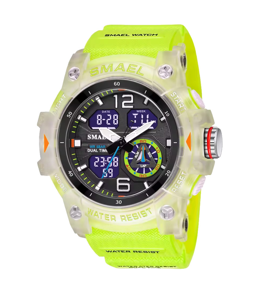 Montre militaire homme antichoc pour ne plus craindre les casses avec écran LED