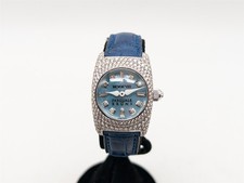 Orologio da donna $28.500 3,50 ct VS G diamante PASQUALE BRUNI BLUE MOP ORO BIANCO 18 carati