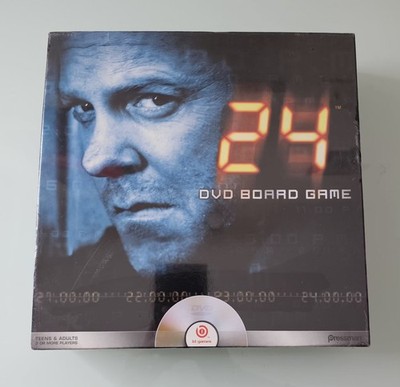 24 DVD Board Game Pressman Sealed Jack Bauer FOX TV Show CTU Spy Thriller 2006 