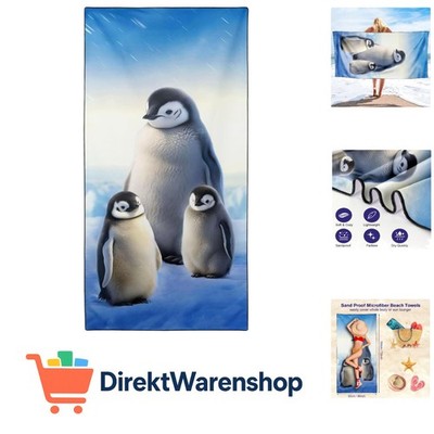 Mikrofaser Strandtuch XXL, Strandhandtuch Leicht Badehandtuch Schnelltrocknen...