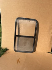 RV Trailer Window, 24"X40", With Screens, No Trim Rings, Clear Glass Opens, #100