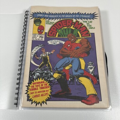 Marvel Spider-Man & Hulk Team Up Comic Buch Konvolut Lot 80er x23 Vintage Comics Mappe