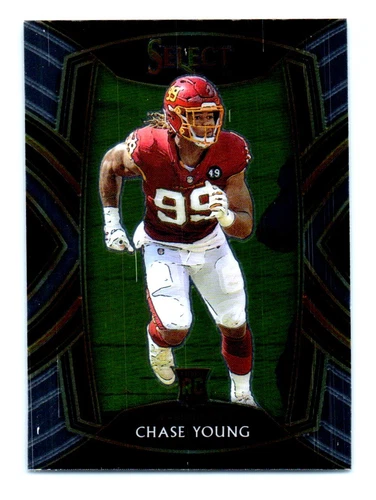 2020 Panini Select Premier Level Chase Young Rookie Washington Football Team