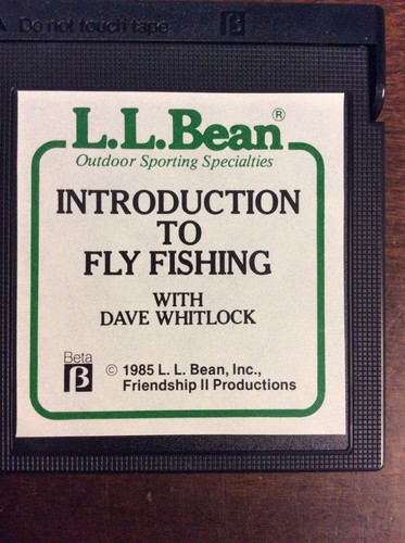 LL Bean Introduction To Fly Fishing 1985 Betamax Dave Whitlock - Picture 8 of 12