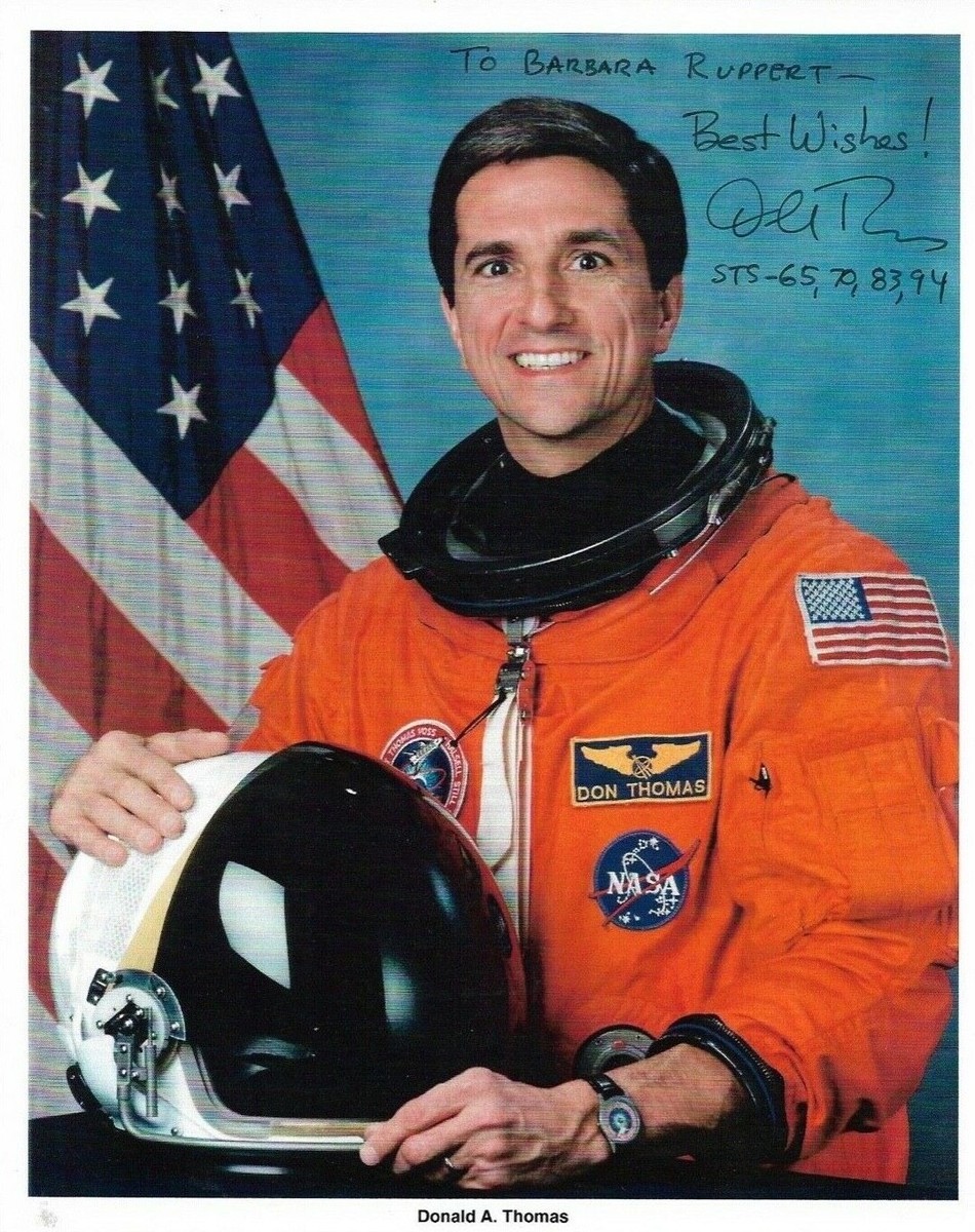 その他 ASTRONAUT DONALD Astronaut Donald Thomas Signed NASA Lithograph | eBay