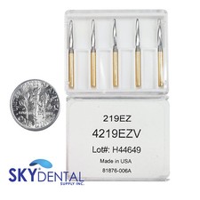 Carbide Burs FG219EZ Friction Grip 219EZ Made in USA (100-10)pk