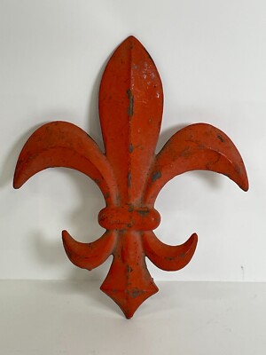 Original Iron Fleur de Lis from the Huey P Long Bridge VERY RARE Baton Rouge