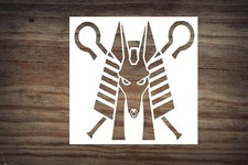 Anubis Stencil 5.5x5.5 - Reusable for DIY Crafts, Airbrush  Drawing