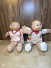 (2) Vintage Cabbage Patch Boy Doll White Sailor Outfit, 1982, Xavier Roberts
