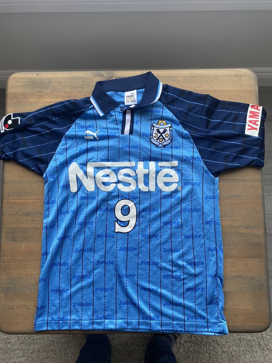ウェア 2000s Jubilo Iwata #7 uniform Tshirt y2k Jubilo Iwata Kit History - Football Kit Archive