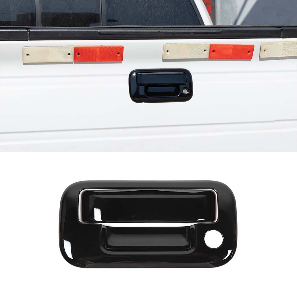 Black Rear Trunk Door Tailgate Handle Cover Trim for Ford F150 09-14 Accessories
