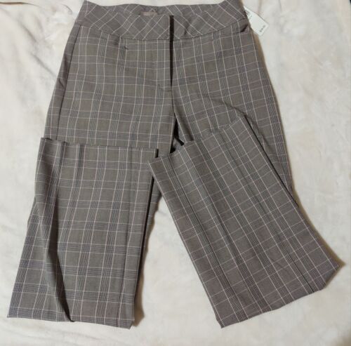 NWT i.e. Plaid Dress Trousers Size 6