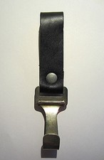 Koppelhaken 2 Stück aus NVA Bestand Karabinerversch​luss an Lederschlaufe