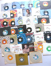 LOT OF 35 /7"-45 RPM RECORDS OF COUNTRY / VARIOUS ARTISITS