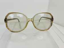 Vintage Kenmark Russet Oversized Clear Rose Eyeglasses FRAMES ONLY 80s Glasses