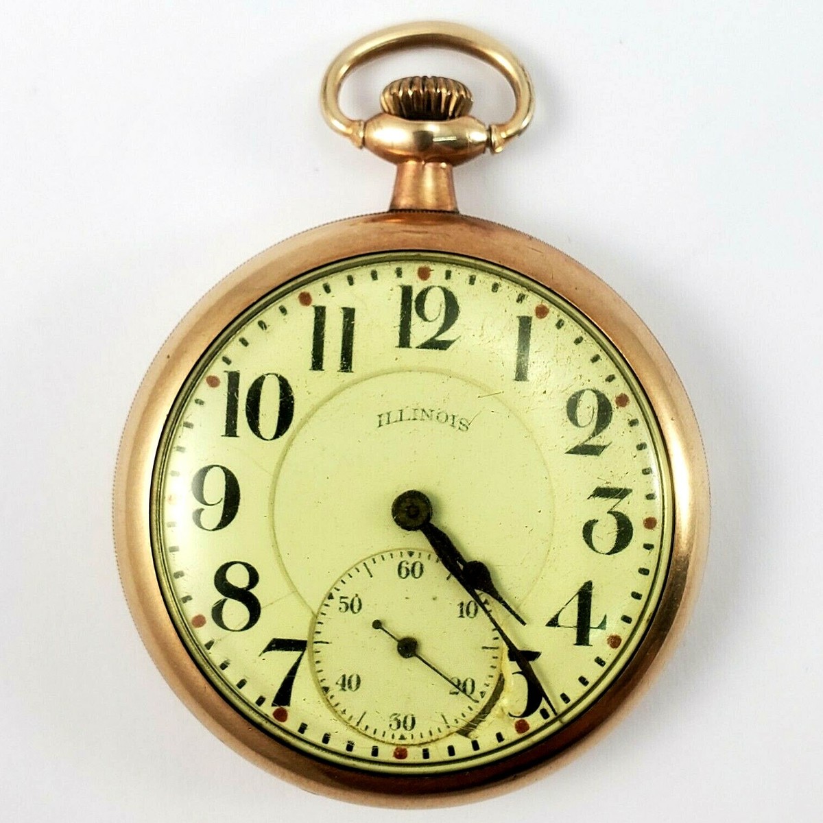 Antique 1919 Illinois Pocket Watch 