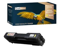 QUALITONER Toner x1 407534 SPC252EY Jaune compatible pour RICOH AFICIO