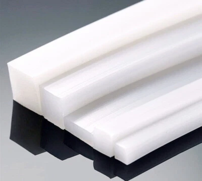 Solid Square Silicone Rubber Sealing Strip High Temperature Resistance 4 - 30mm - Photo 1/4