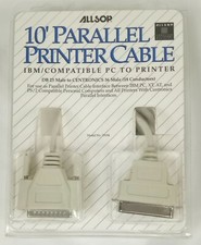 10' Parallel Printer Cable DB25 Male to 36 Male 18 Conductors Centronics