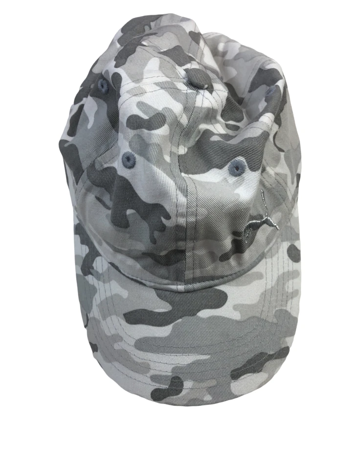 Gorra estilo béisbol Puma para mujer con hebilla ajustable trasera - gris camuflaje Foto 2 de 4