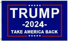 1x TRUMP 2024 TAKE AMERICA BACK Republican Party USA Fahne Flagge 150 cm x 90 cm