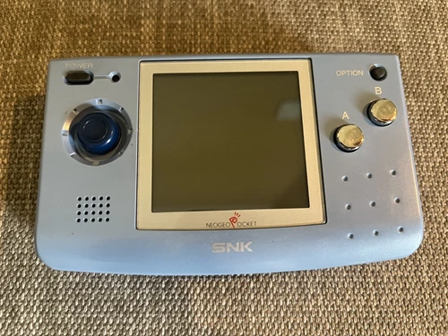 SNK Playmore Neo Geo Pocket Launch Edition Platinum Blue Handheld System - PARTS