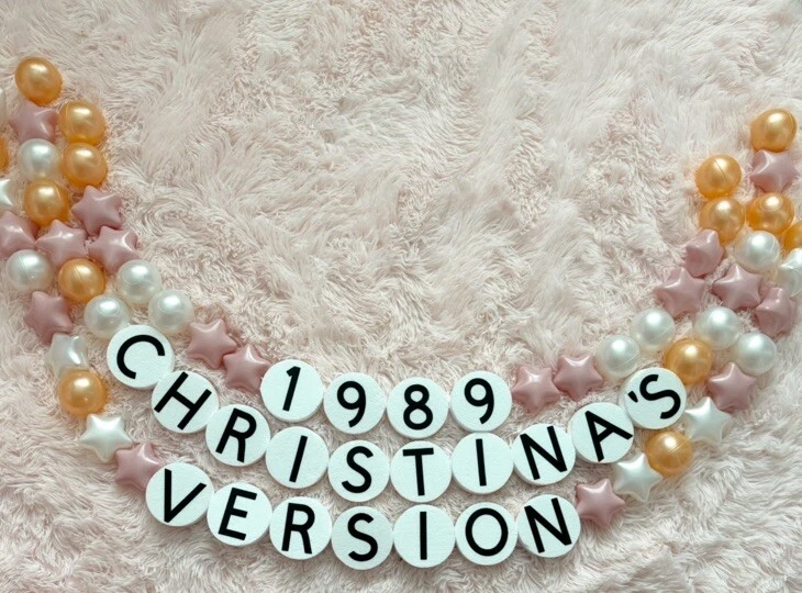 Pulseira de amizade gigante, personalizada, decoração de festa de aniversário Taylor Swift - Imagem 2 de 4