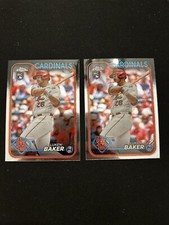 Luken Baker (2) 2024 Topps Chrome #132 Rookie RC  St. Louis Cardinals
