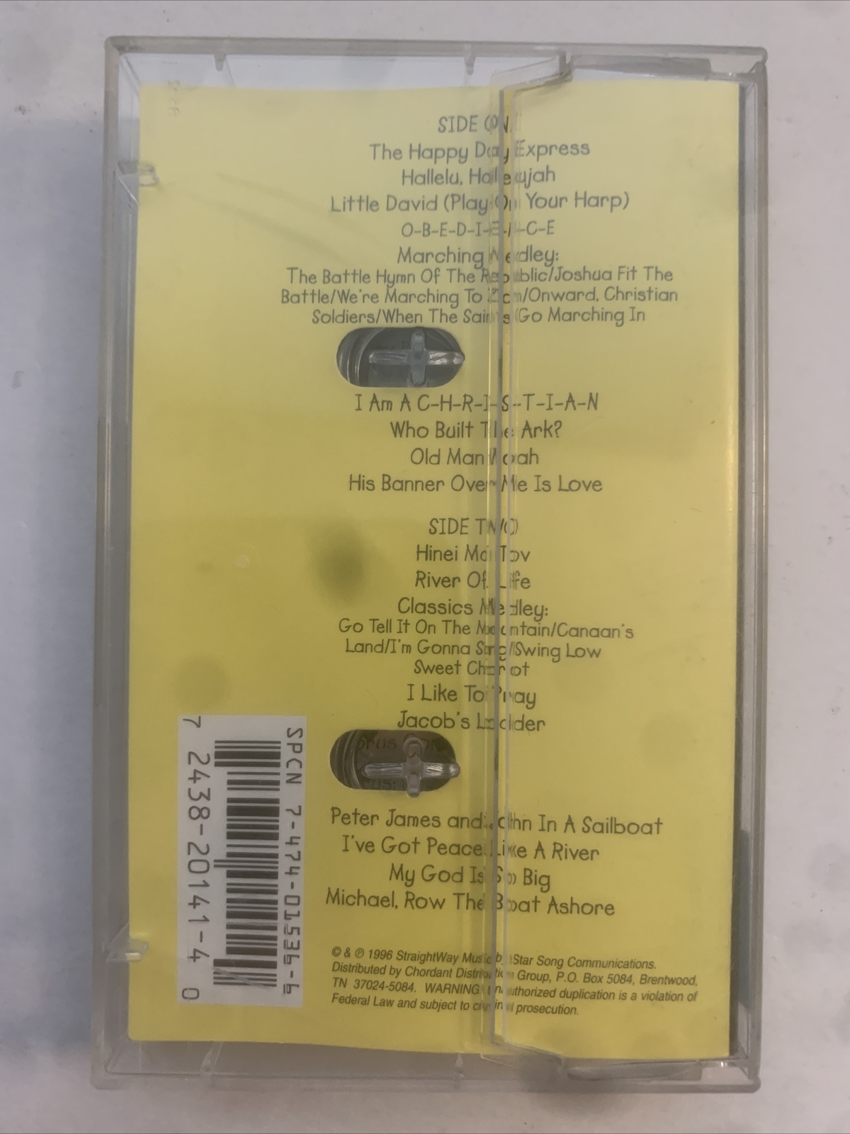 25 Bible Action Songs Kids Love to Sing 1996 Sunday School for sale ...