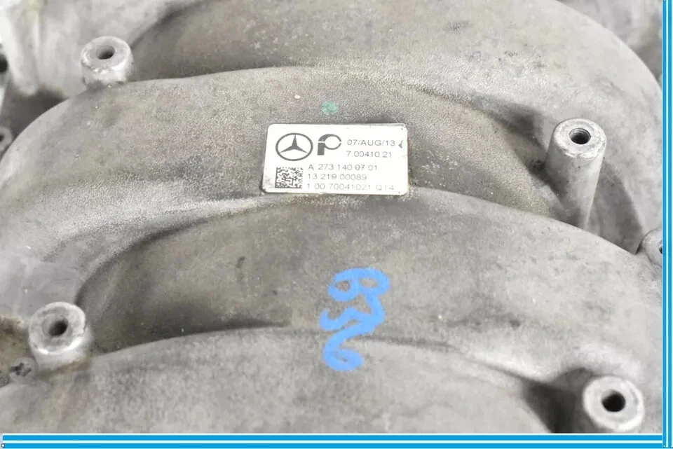 07-12 Mercedes W221 S550 CLS550 GL550 Motor Colector de admisión de aire OEM Foto 3 de 4
