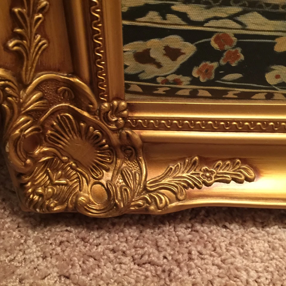 Estudio en el escritorio de lectura - Lord F. Leighton pintura al óleo enmarcada Foto 4 de 4