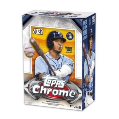 2022 TOPPS CHROME FACTORY SEALED BLASTER BOX MLB TRADING CARDS